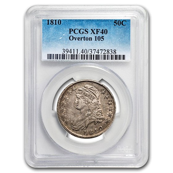 1810 Capped Bust Half Dollar XF-40 PCGS 1810 Capped Bust Half Dollar XF-40 PCGS